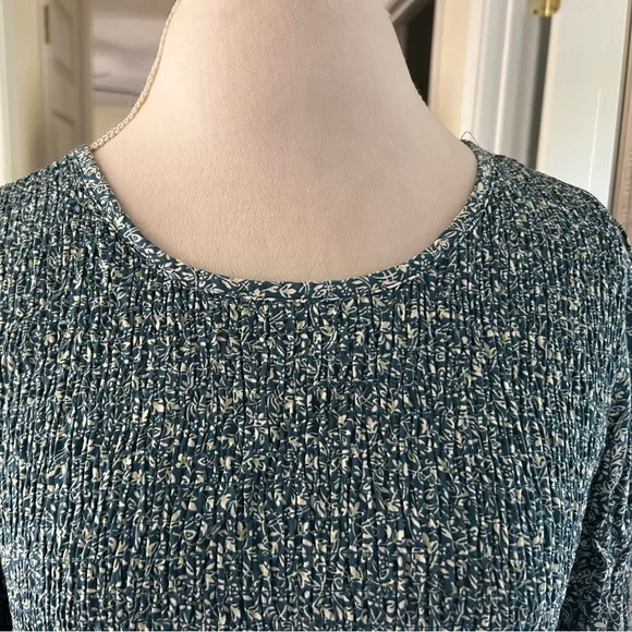 Croft & Barrow Green Patterned Dress - Picture 2 of 5